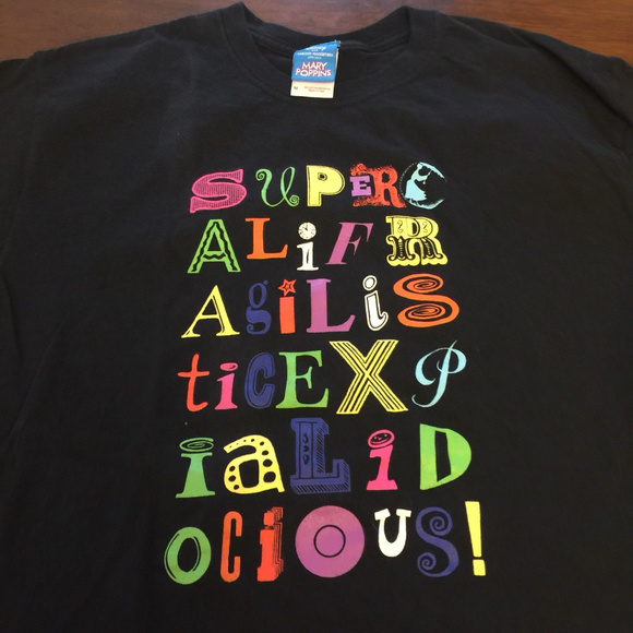 Disney Tops - Disney Mary Poppins Musical Medium T-Shirt Disney Tops - Disney Mary Poppins Musical Medium T-Shirt